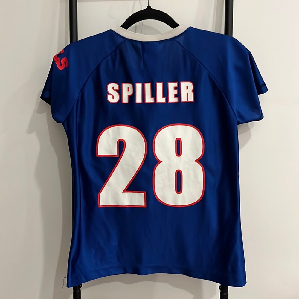 NFL Team Apparel Buffalo Bills Football Jersey CJ Spiller # 28 Women Size S